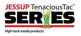 Jessup TenaciousTac White Printable Film Where High Tack PSA is Needed