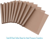 Teflon Sheet for Heat Press 16" x 24" Non Stick Heat Resistant Craft Mat