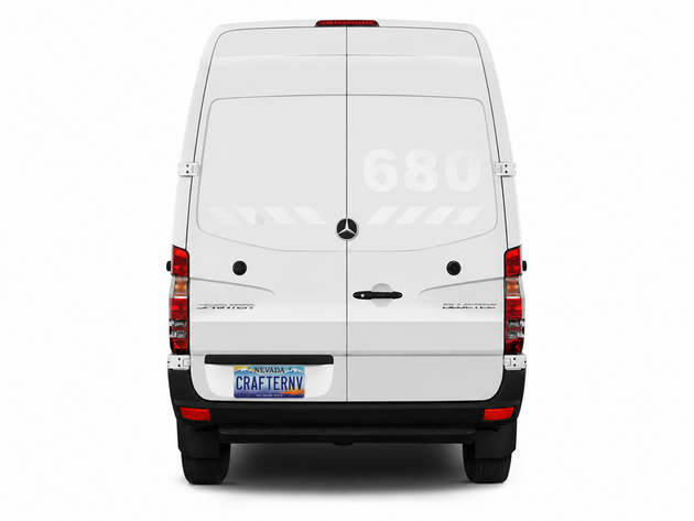 3M Scotchlite 680 White reflective graphic film daytime sign application
