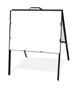 18" × 24" Angle Iron A-Frame Black – Real Estate Folding Frame