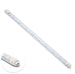 LED light bar with a close-up inset on a white background