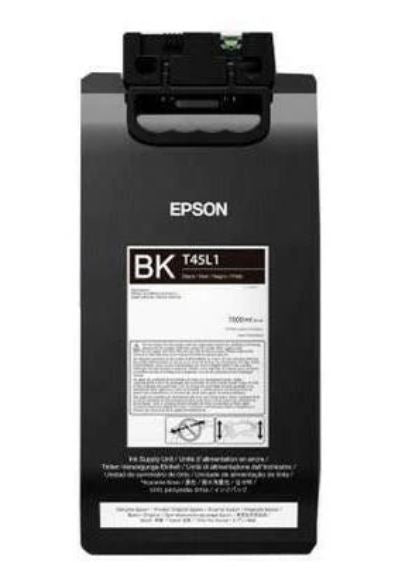 Epson black ink cartridge on a white background