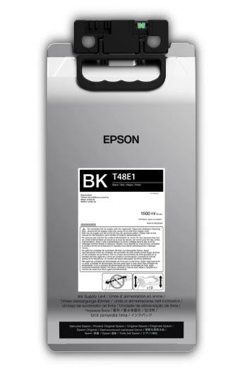 Epson black ink cartridge packaging on a white background