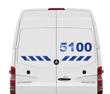 3M 5100R Scotchlite Reflective Graphic Film - Blue