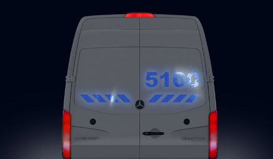 3M 5100R Scotchlite Reflective Graphic Film - Blue