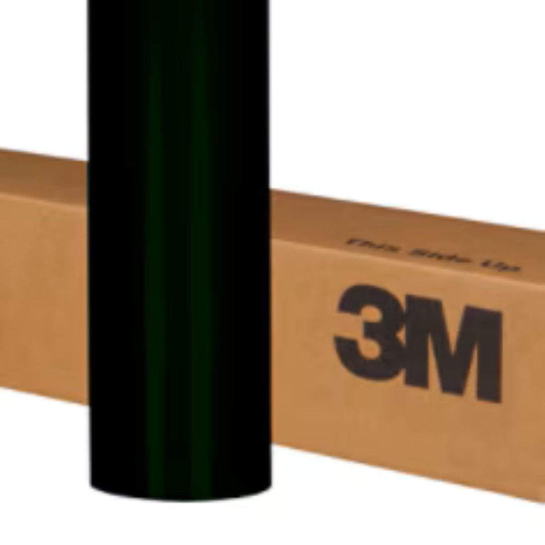 3M vinyl wrap roll with a cardboard box in the background