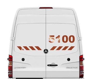 3M 5100R Scotchlite Reflective Graphic Film - Brown