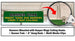 Advertisement for Banner Trak system with green banner and ceiling hooks.