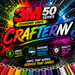 Promotional graphic for 3M 50 Series Economy Vinyl Crafter NV with colorful text and vinyl rolls.