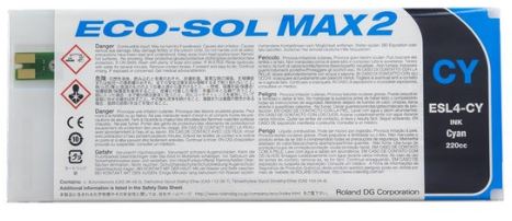 Roland Eco-Sol Max 2 Ink 220ml Cyan