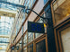 Building facade with number 50 sign in an indoor shopping arcade