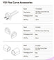 YDI Flex Curve Accessories with product details on a white background