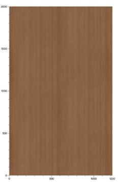 Brown wooden panel with a visible grain pattern