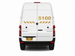 White van with yellow numbering and 'Crafterny' branding on a white background
