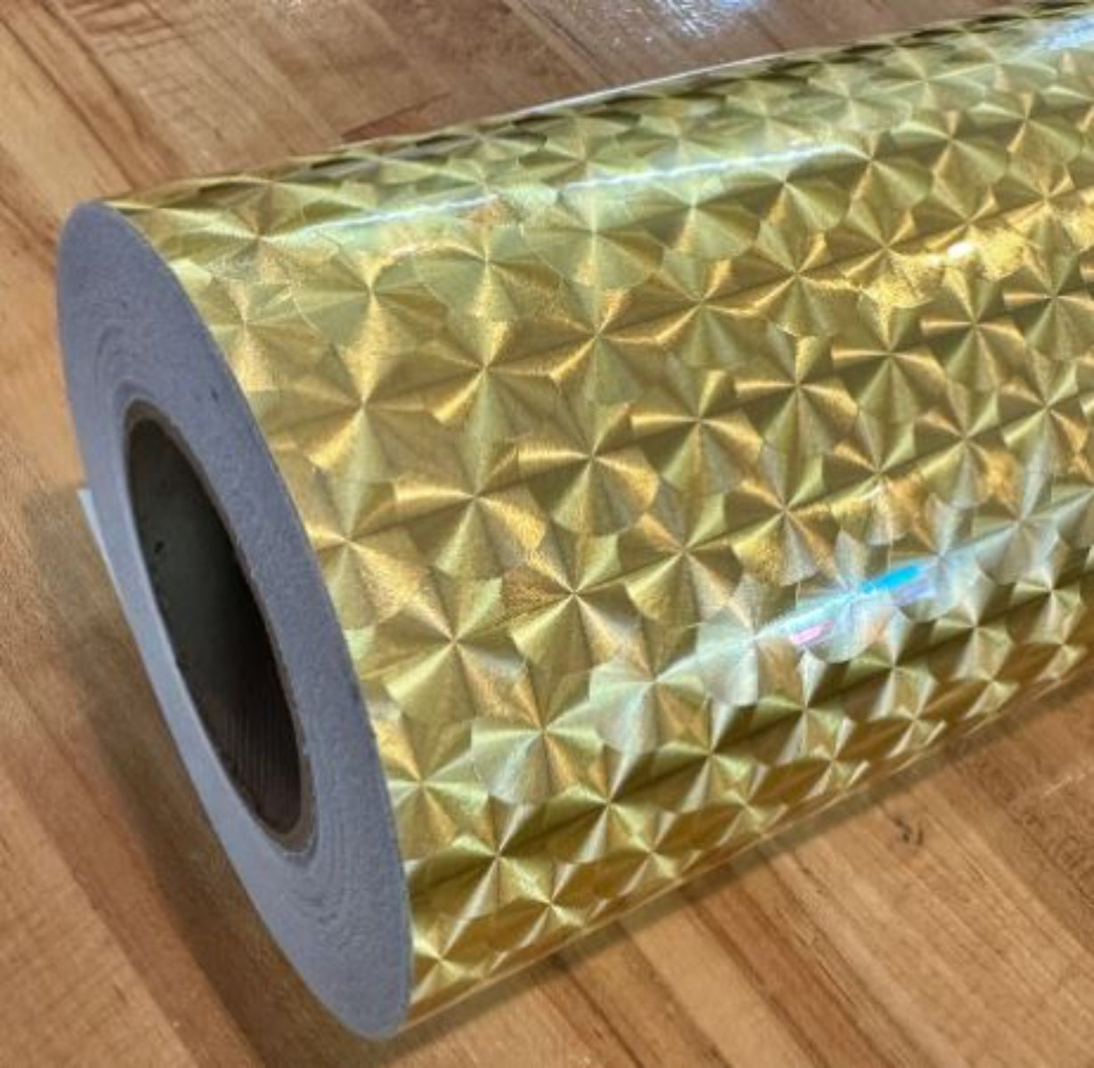 Large Engine turn Gold Vinyl