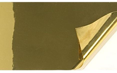 ASLAN Double Sided Mirror Finish Gold Vinyl