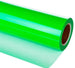 Roll of green vinyl wrap on a white background