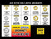 Chart of metal grommets with specifications and ordering information.