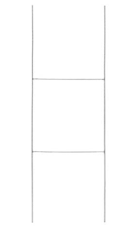 H stake for coroplast signage