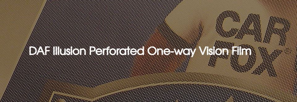 DAF Illusion Perforated One-way Vision Film