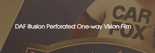 DAF Illusion Perforated One-way Vision Film