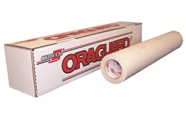 ORAGUARD 210 calendered PVC laminating film roll with ORAFOL product box