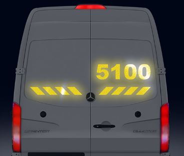 3M 5100R Scotchlite Reflective Graphic Film - Lemon Yellow