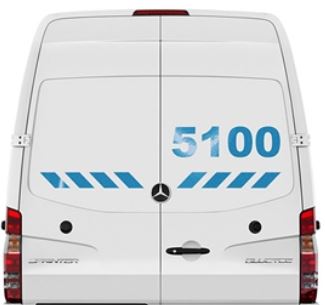 3M 5100R Scotchlite Reflective Graphic Film - Light Blue