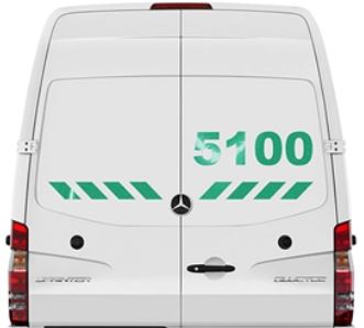 3M 5100R Scotchlite Reflective Graphic Film - Light Green