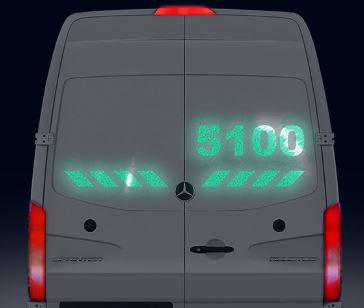 3M 5100R Scotchlite Reflective Graphic Film - Light Green