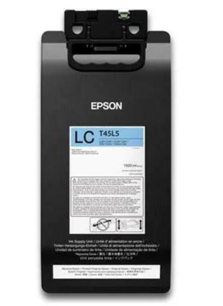 Epson ink cartridge with label on a white background