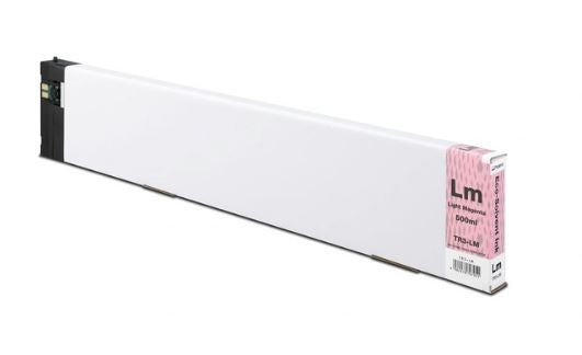 Long roll of white paper with a label on a white background