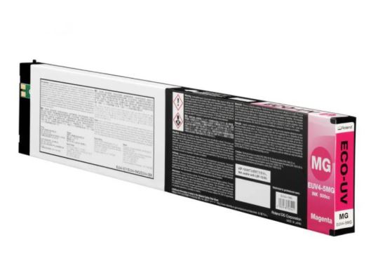 Magenta ink cartridge packaging on a white background