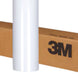 Two white rolls of tape with a 3M box in the background on a white background