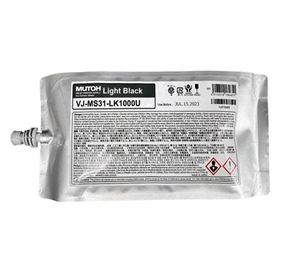Mutoh light black ink cartridge packaging on a white background