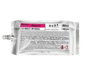 Mitsubishi ink cartridge on a white background