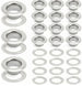 No.2 Nickel Plated Self-Piercing Grommet Set – 500 Sets per Bag