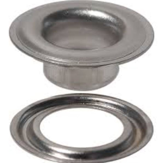 No.2 Nickel Plated Self-Piercing Grommet Set – 500 Sets per Bag