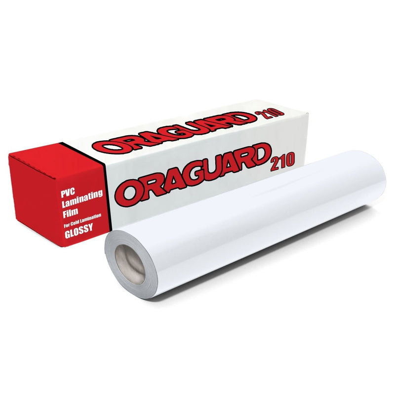ORAGUARD 210 gloss UV laminating film roll with ORAGUARD 210 manufacturer packaging