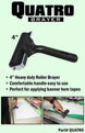 Quatro 4" Heavy Duty Brayer Roller QUATRO