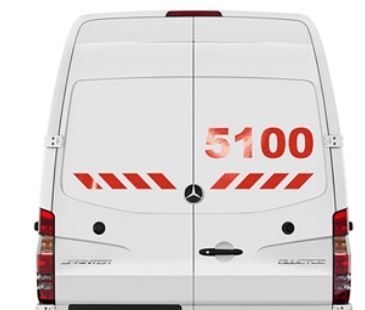 3M 5100R Scotchlite Reflective Graphic Film - Red