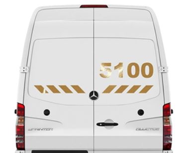 3M 5100R Scotchlite Reflective Graphic Film - Rich Gold