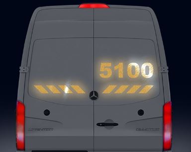 3M 5100R Scotchlite Reflective Graphic Film - Rich Gold
