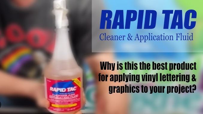 Rapid Tac Vinyl Application Fluid – 1 Quart