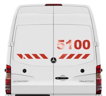 3M 5100R Scotchlite Reflective Graphic Film - Ruby Red