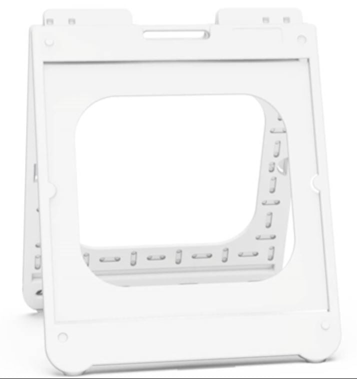 Plastic A-Frame White SimpoSquare 24 – Model 1240W