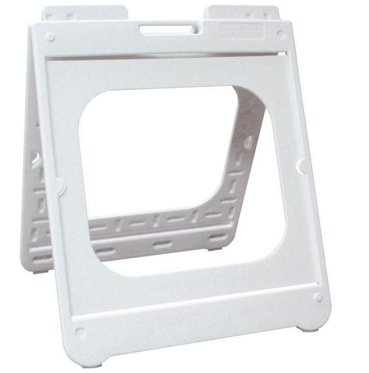 Plastic A-Frame White SimpoSquare 24 – Model 1240W