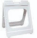 Plastic A-Frame White SimpoSquare 24 – Model 1240W