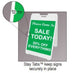 Plastic A-Frame White Simpo Sign-II – Model 1220-W