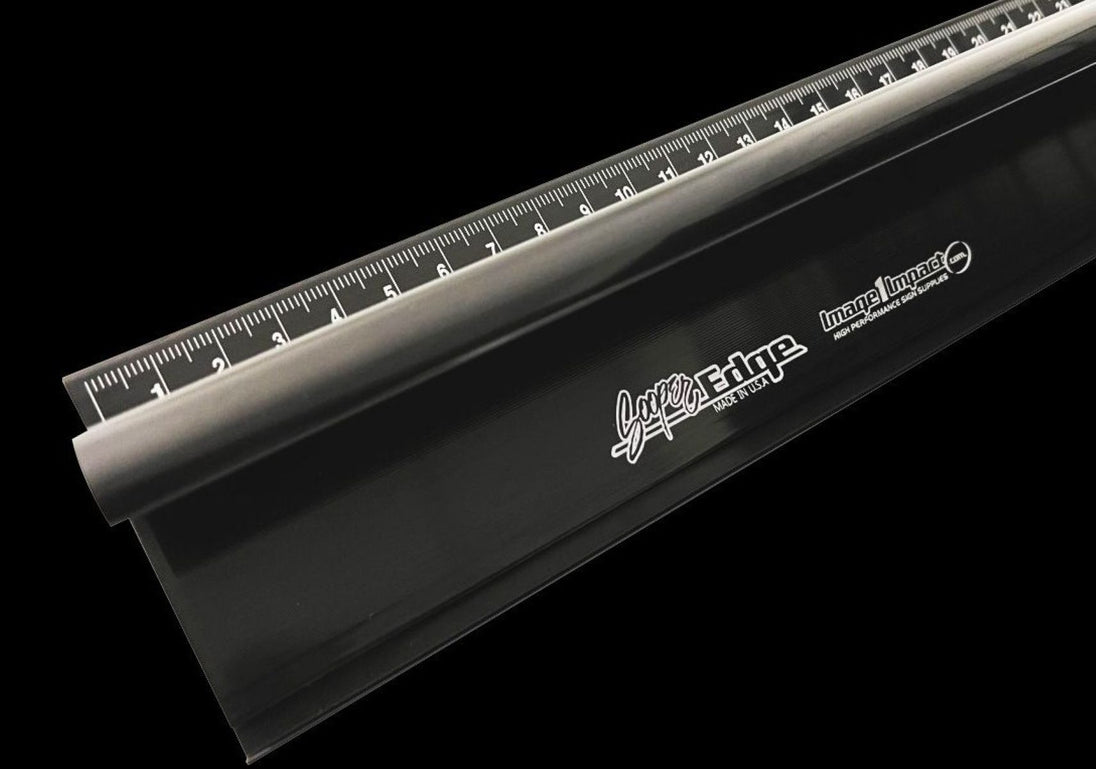 Sooper Edge Safety Ruler – 28" to 76" Aluminum Cutting Ruler